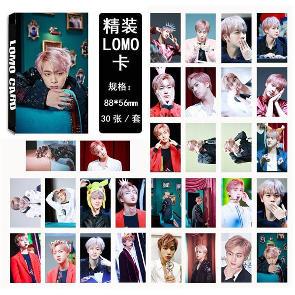 Hộp ảnh Lomo card BTS 5x8 WINGS JUNGKOOK album ảnh idol thần tượng Hàn Quốc