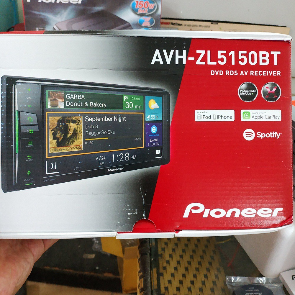 DVD liền màn hình cảm ứng Pioneer AVH-ZL5150BT chuyên dùng cho dòng xe Toyota, Nissan