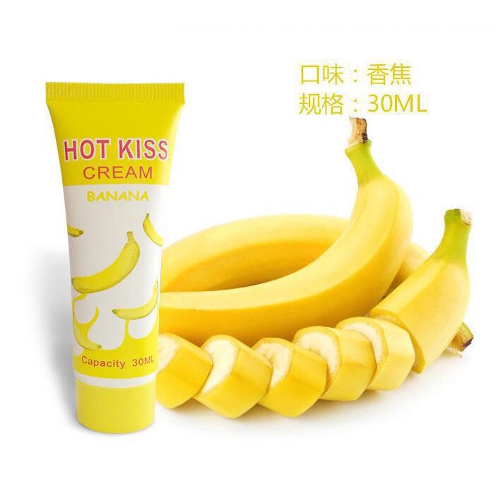 Gel bôi trơn Hot Kiss 30ml Hương Chuối
