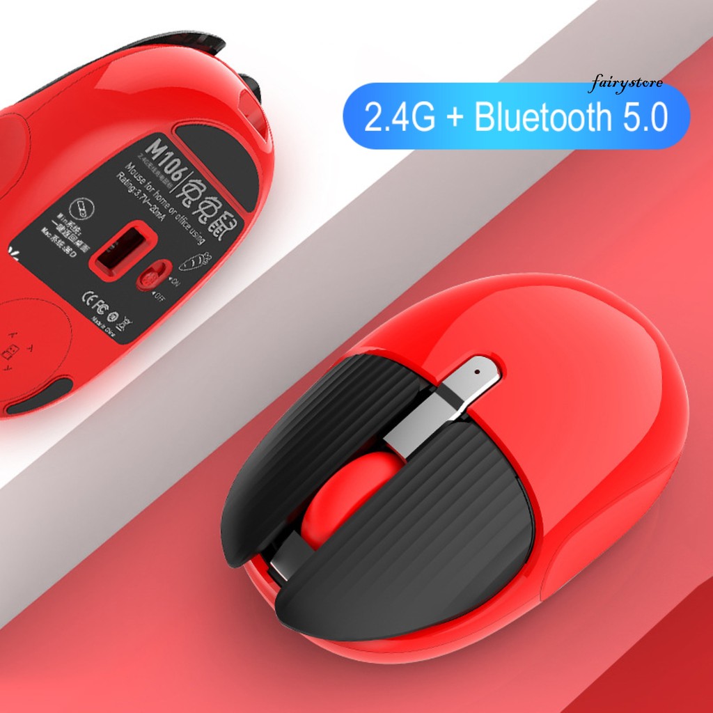 Chuột Không Dây Kết Nối Bluetooth 2.4ghz