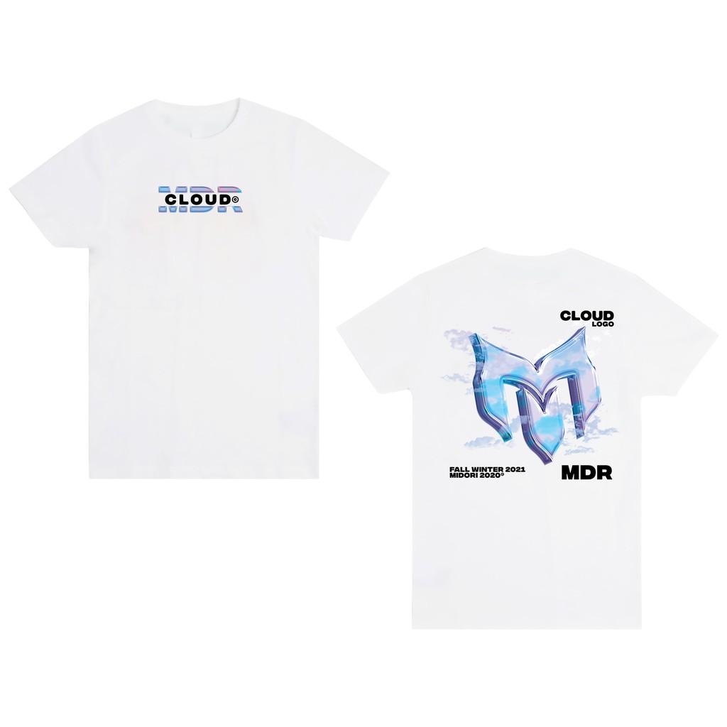 Áo phông form rộng tay lỡ Thun Nam Nữ Logo Lồng Mây Cloud Local Brand Mi Midori