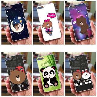 Ốp lưng Huawei Y7 Pro (2018) (dẻo viền trắng trong) - Hình Gấu Thỏ