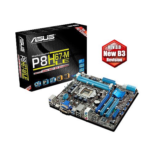 Chặn main Asus P8H67-M LE P8H67 M LE dùng nắp sau thùng máy