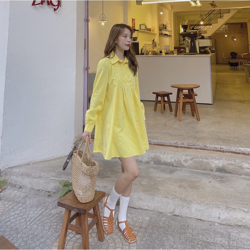 Ruly.studio- Đầm babydoll dập li