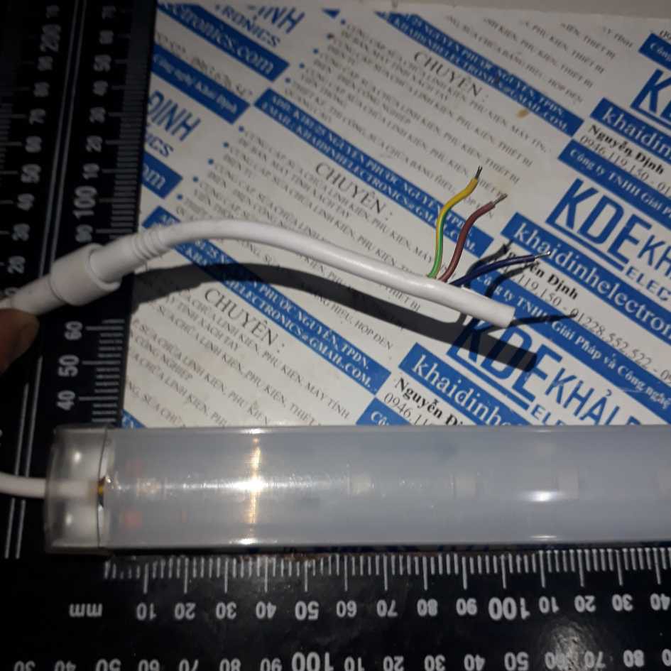 led thanh nhôm ngoài trời FULL màu JX-QCXTD1, 24V, 1m, 3cm kde2692