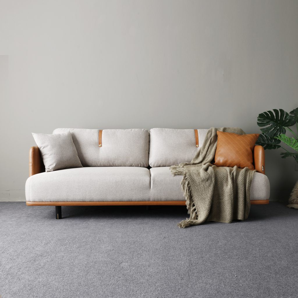 Sofa văng I Semina SMA Nordic màu be SMNB215 Bản tiêu chuẩn-Hàng chính hãng