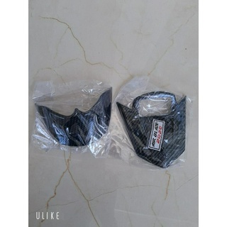 bộ mũi dè trước sau đen carbon cho xe air blade 2020