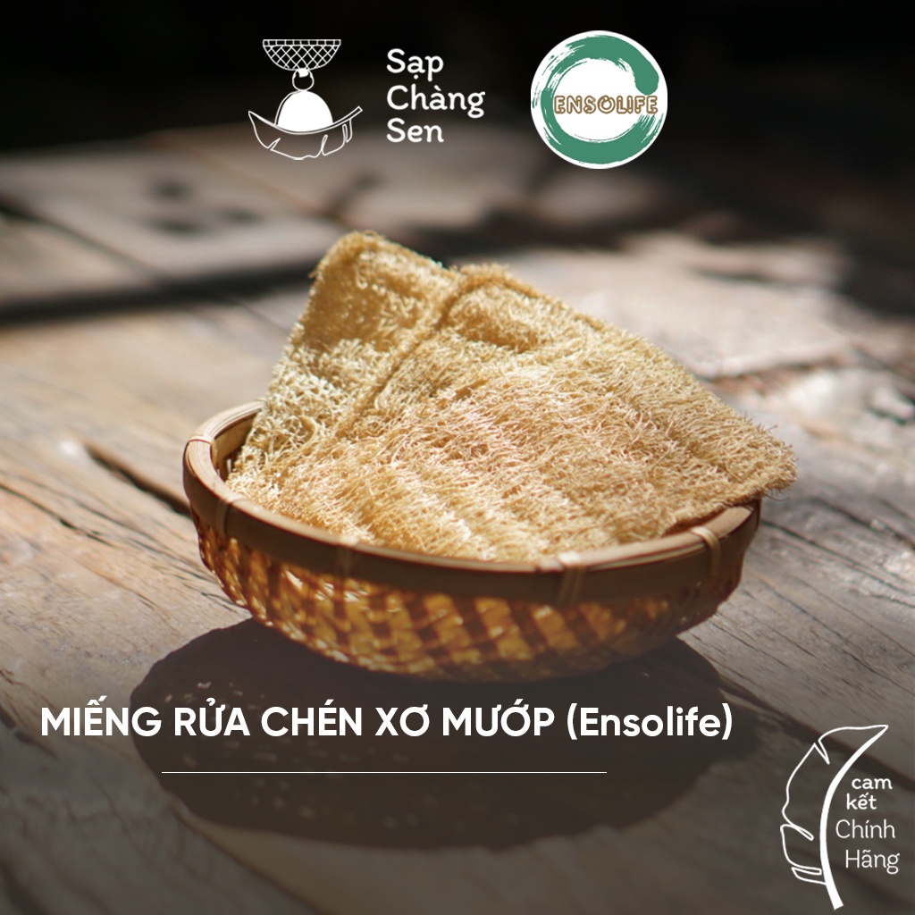 Miếng rửa chén xơ mướp