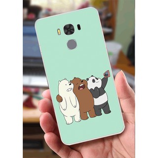 Ốp Lưng Asus ZenFone 3 Max ZC553KL (5.5 inch) (Dẻo) - Gấu Chụp Hình Selfie