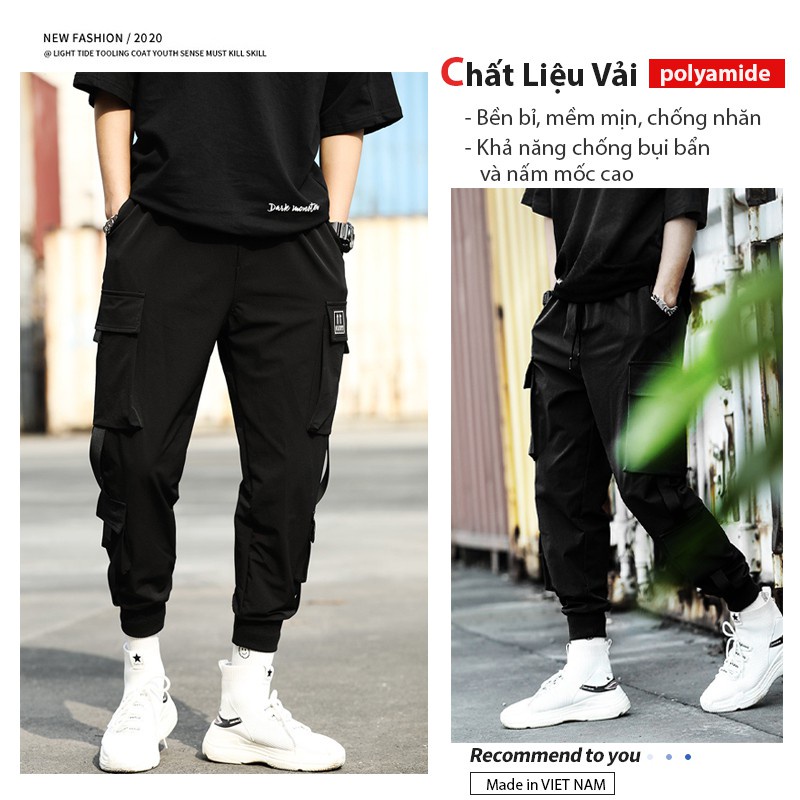 Quần jogger nam nữ thể thao TINOFUN kaki mã "TT46-Q" thô túi hộp kiểu bó ống Hàn Quốc chất vải đẹp ống dài