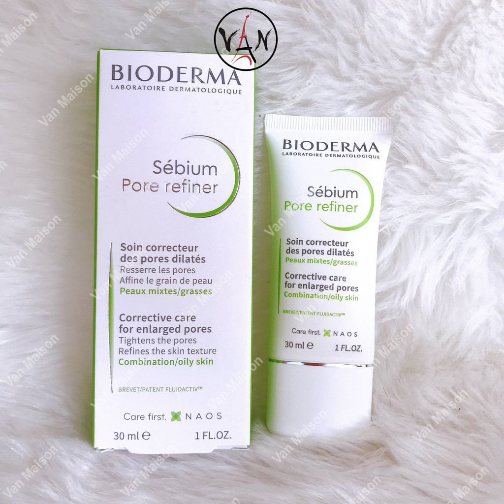 Kem se khít lỗ chân lông kiềm dầu Bioderma sebium pore refiner 30ml