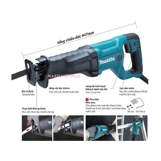Máy cưa kiếm Makita JR3051TK