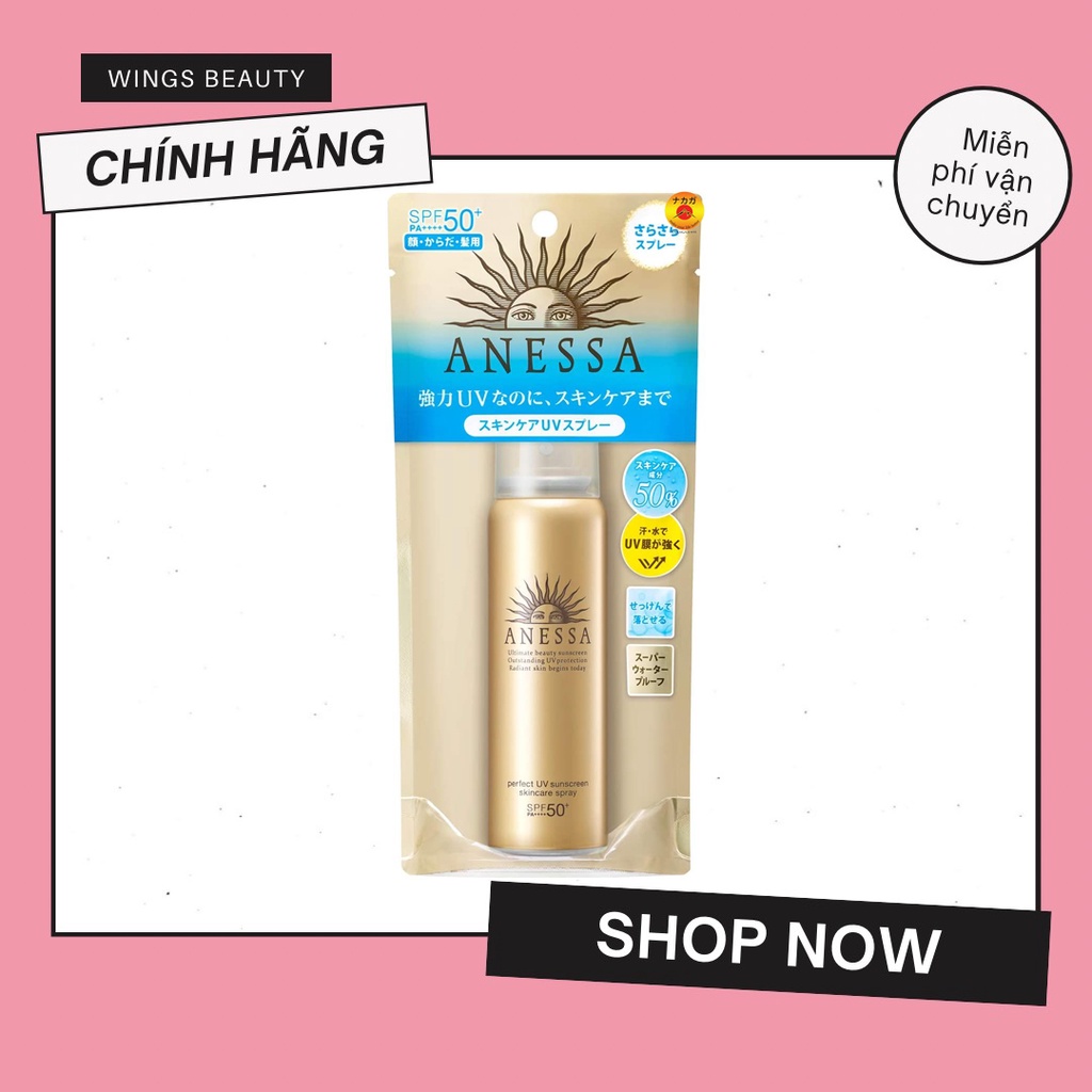 ANESSA - Xịt chống nắng Perfect UV Spray Sunscreen Aqua Booster 60g