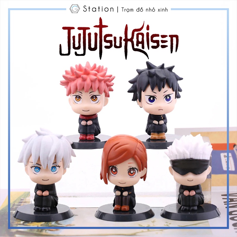 Set 5 mô hình manga anime Jujutsu Kaisen Chú Thuật Sư set 5 nhân vật - DC031