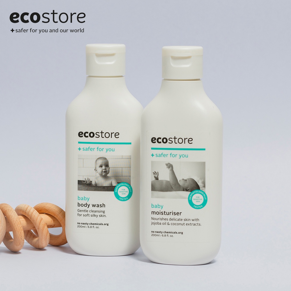 Ecostore Sữa tắm cho bé gốc thực vật Ecostore 200ml ((Dùng được cho bé từ 0 tháng tuổi)