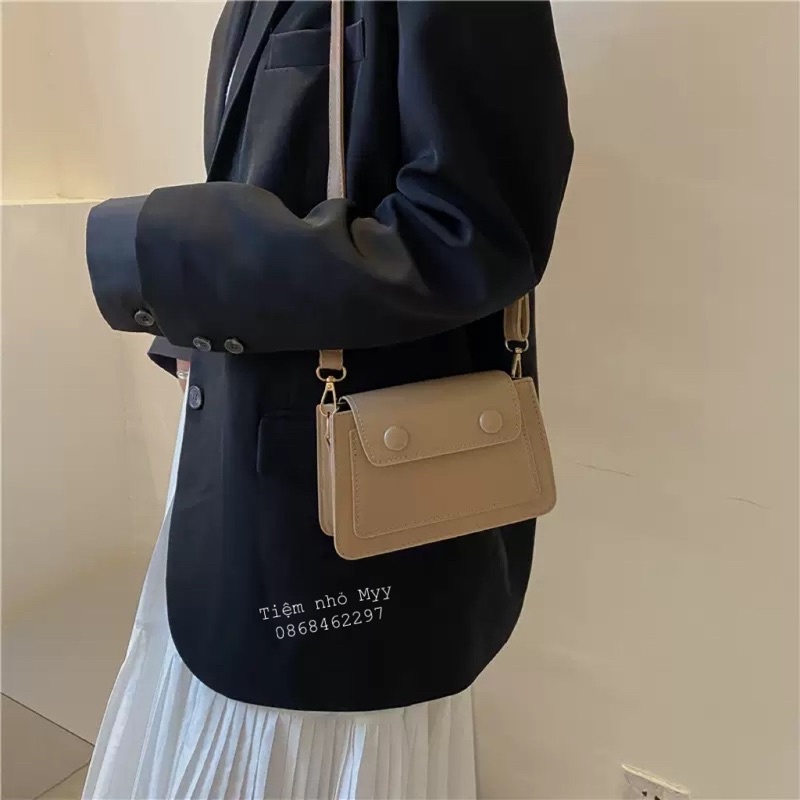 Túi da trơn vintages