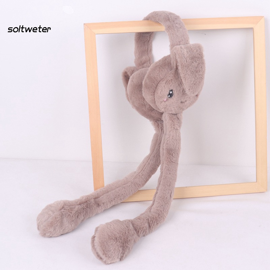 Chụp tai giữ ấm dày dặn thoáng khí hình tai thỏ dễ thương