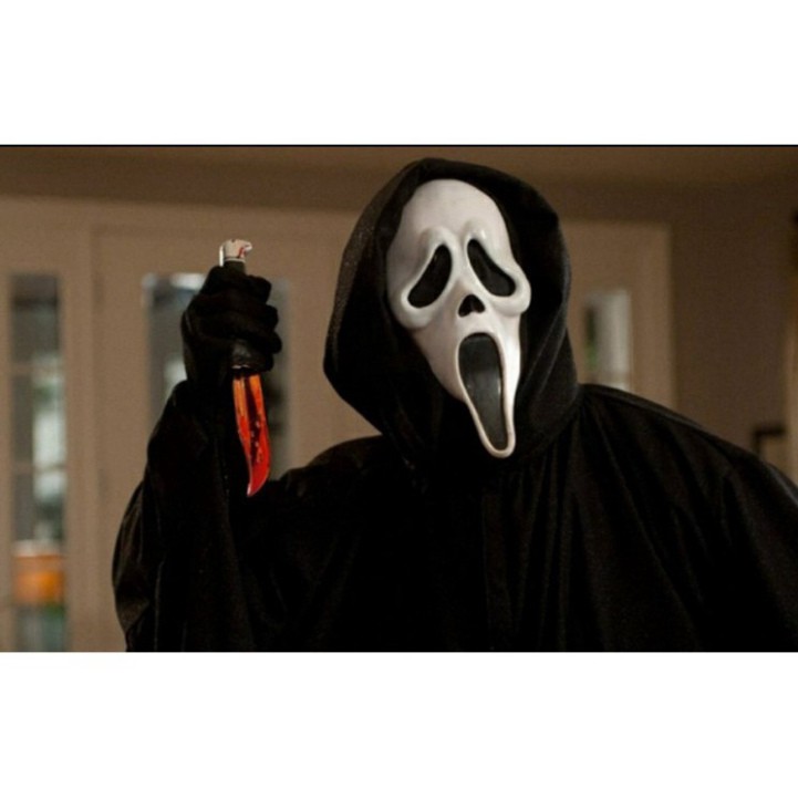 MẶT NẠ MA HALLOWEEN/HÓA TRANG COSPLAY /GHOST/- Mặt nạ Ghost Face hóa trang Halloween có vải trùm đầu