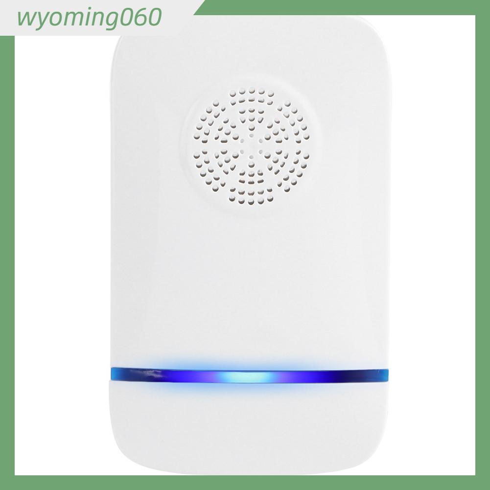 Wyoming060 Nhựa siêu âm điện tử Côn trùng Chuột Máy báo cáo Gián gián Hoa Kỳ Cắm 90-250V