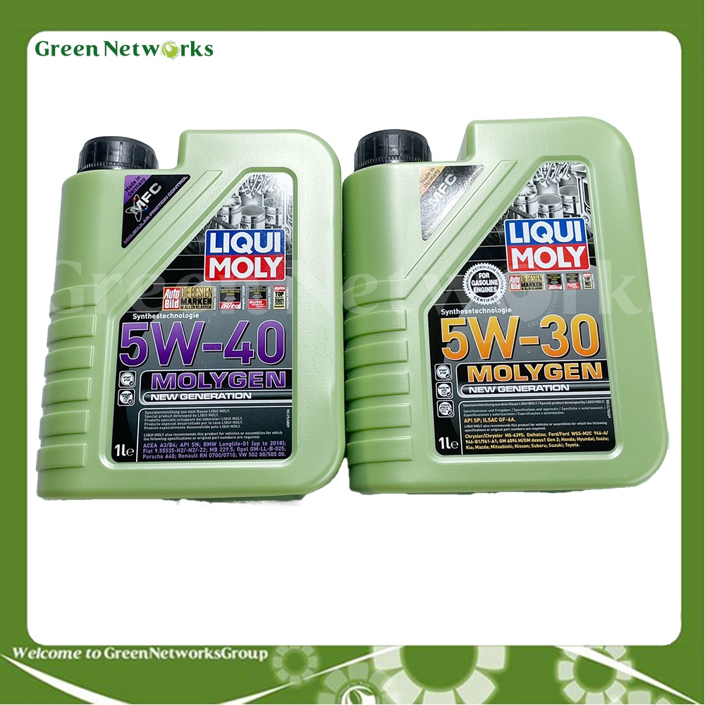 Nhớt Liqui Moly Molygen 5W30, 5W40 cho xe tay ga (1000ml) - Nhớt cao cấp và chính hãng - GreenNetWorks