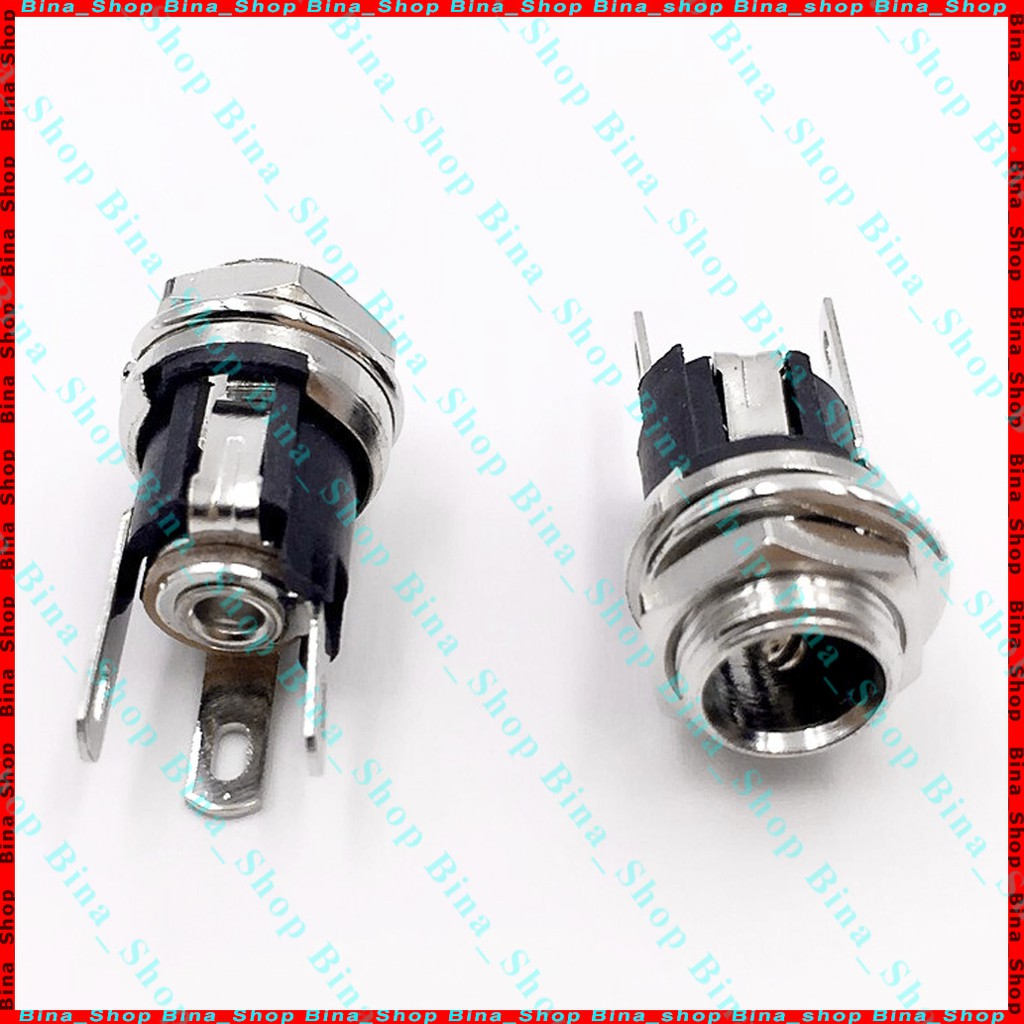 Jack sạc DC 5.5x2.1 kèm đai ốc