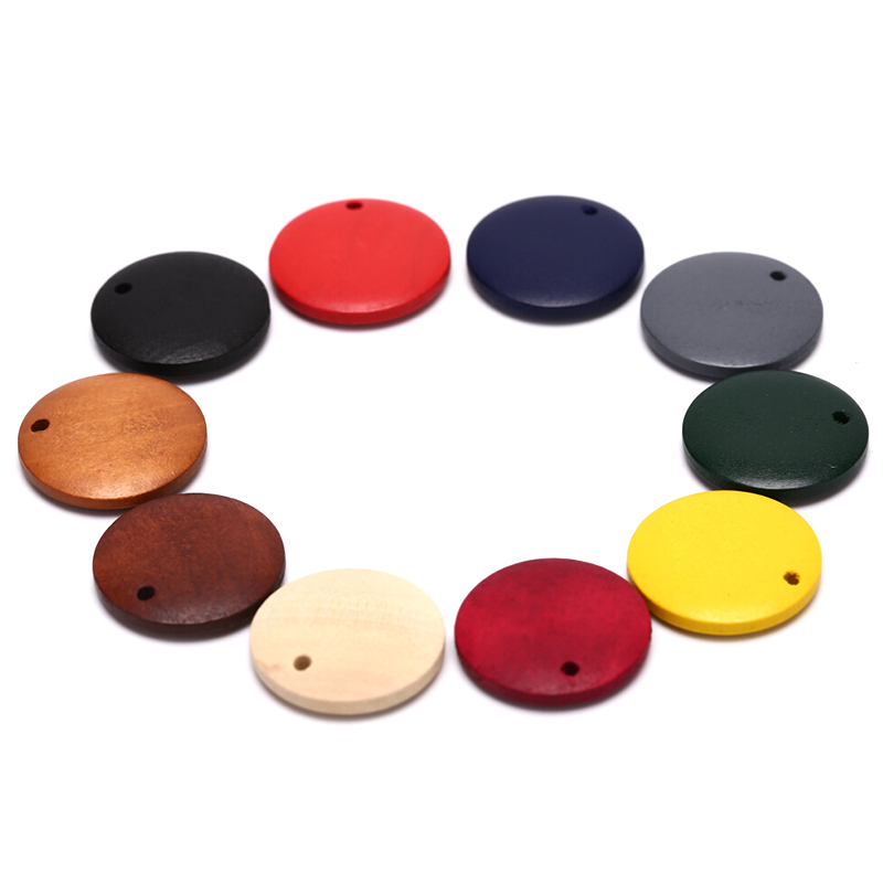 Bộ 50 Hạt Gỗ Tròn Làm Đồ Thủ Công Chuyên Dùng