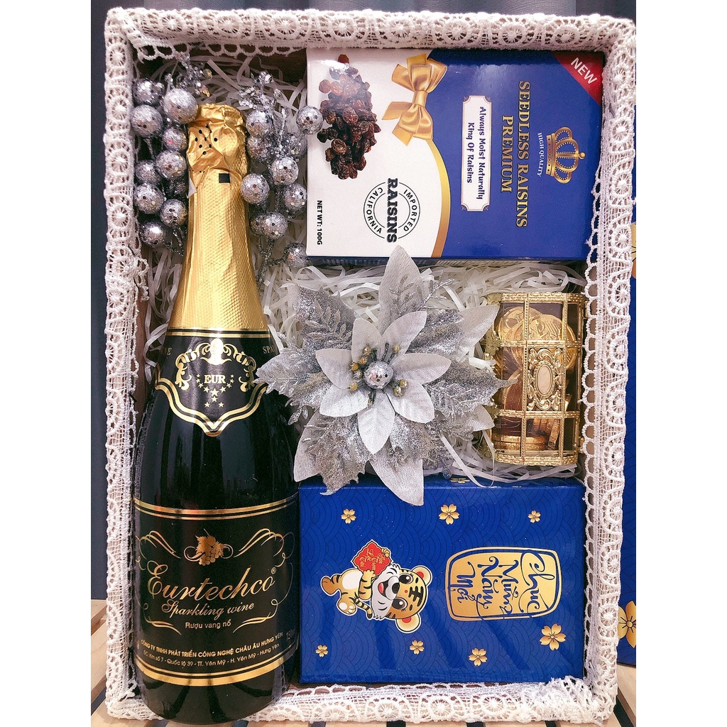 khay quà tết sang trọng mới - Giỏ Quà Tết:  Hi Vọng