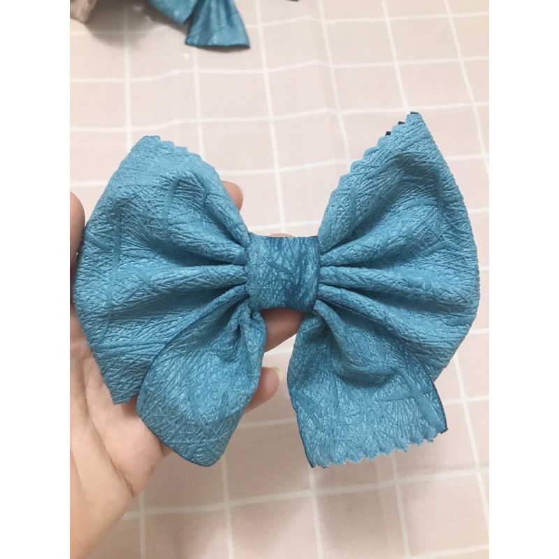 Kẹp nơ to handmade cho bé gái - Ảnh thật
