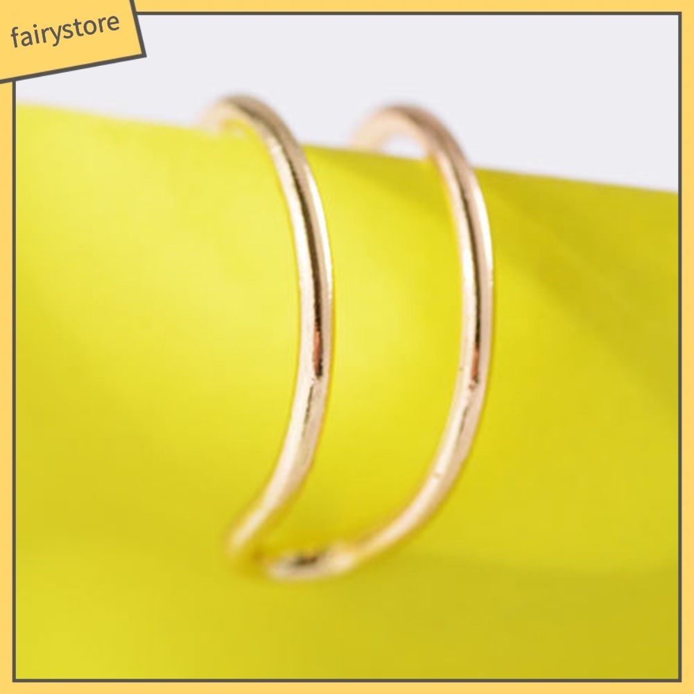 1 Khuyên Vành Tai Thiết Kế Tối Giản Cho Nữ