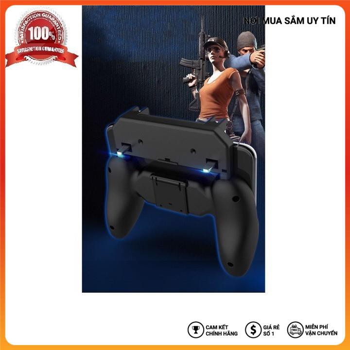 Tay Cầm Game W10 Có Nút Bắn + Joystick Cho Điện Thoại Chơi Pubg, Ros, Free Fire Controller HEAD SHOP