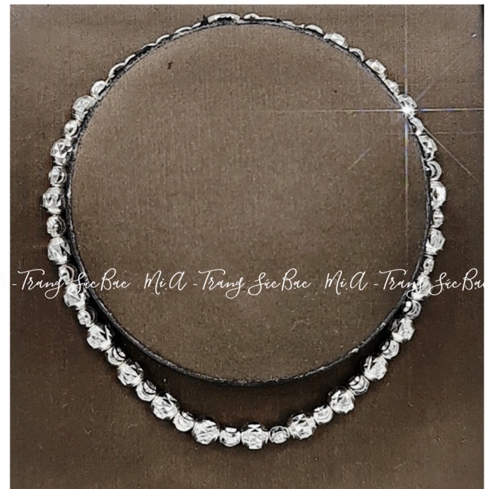 Lắc tay nữ bạc Ý S925 MiASJ hạt bi móc máy sang trọng, thanh lịch L0004/L0005