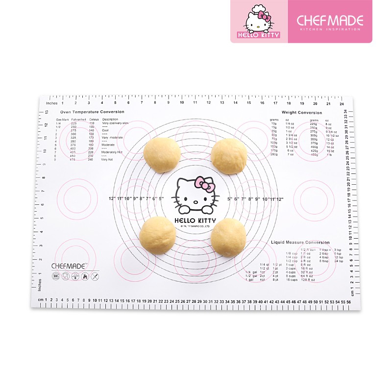 CHEFMADE Thảm Silicon Làm Bánh In Hình Hello Kitty Chống Trượt Chịu Nhiệt Cao KT7002