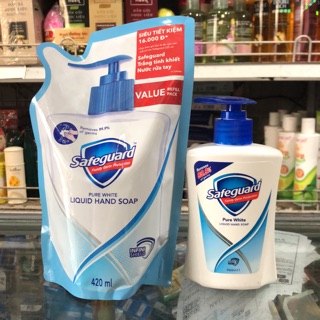 Nước Rửa Tay Safeguard Trắng Tinh Khiết