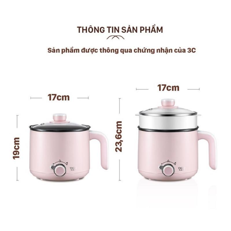 Nồi điện đa năng 1.3L Chính hãng LOTOR HM-60C - Chiên xào hấp nấu hầm nhúng lẩu - BH 12 tháng - Lotor L016