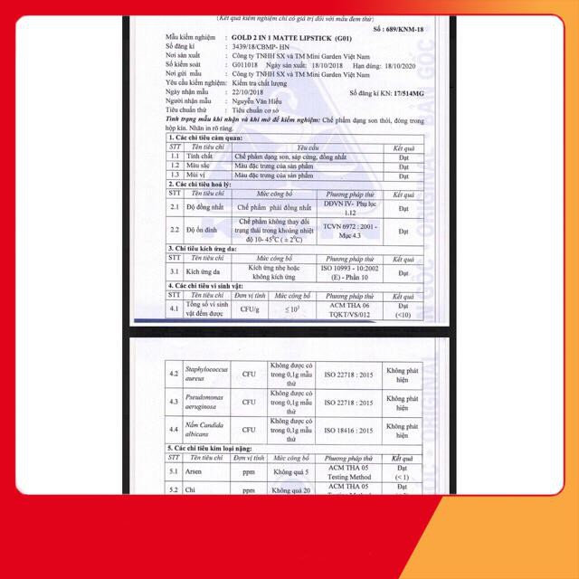 [CHÍNH HÃNG] Son Gold Minigarden | BigBuy360 - bigbuy360.vn