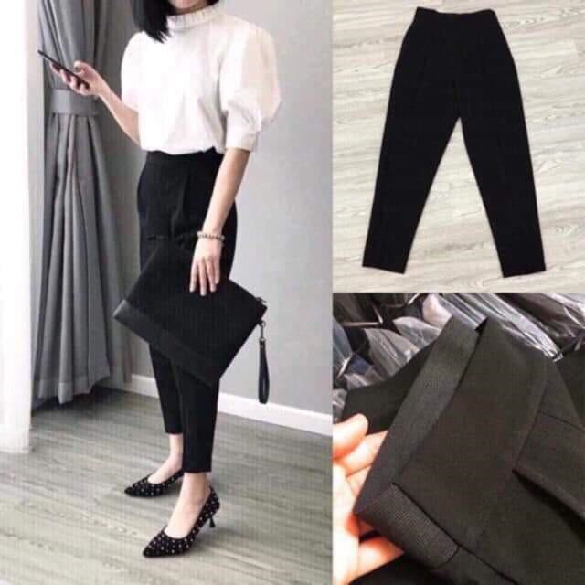 QUẦN BAGGY CẠP CHUN SAU CO DÃN THOẢI MÁI HÀNG ĐẸP MAY KỸ.