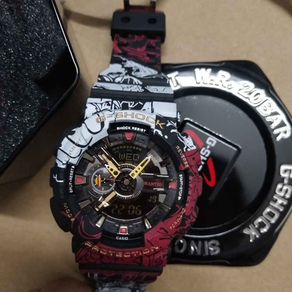 (Thẻ bảo hành 12 tháng) Đồng hồ Nam Casio G-shock One Piece Chống Nước-Đồng.hồ.casio