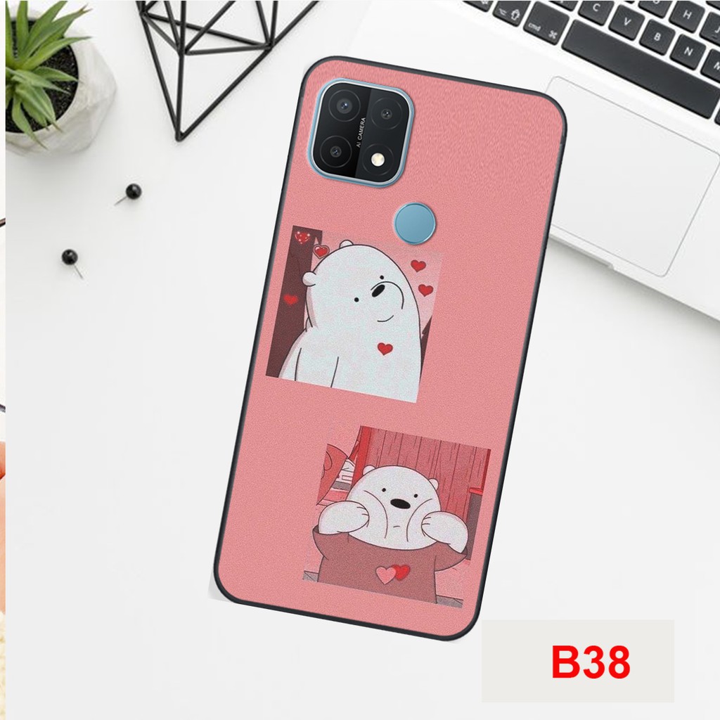 ỐP LƯNG OPPO A15- OPPO A16  HÌNH GẤU WE ARE BEER DỄ THƯƠNG