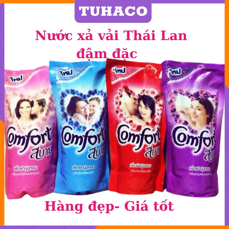 Nước xả vải Comfort Thái Lan 580ml thơm lâu Hương Ban Mai Tuhaco