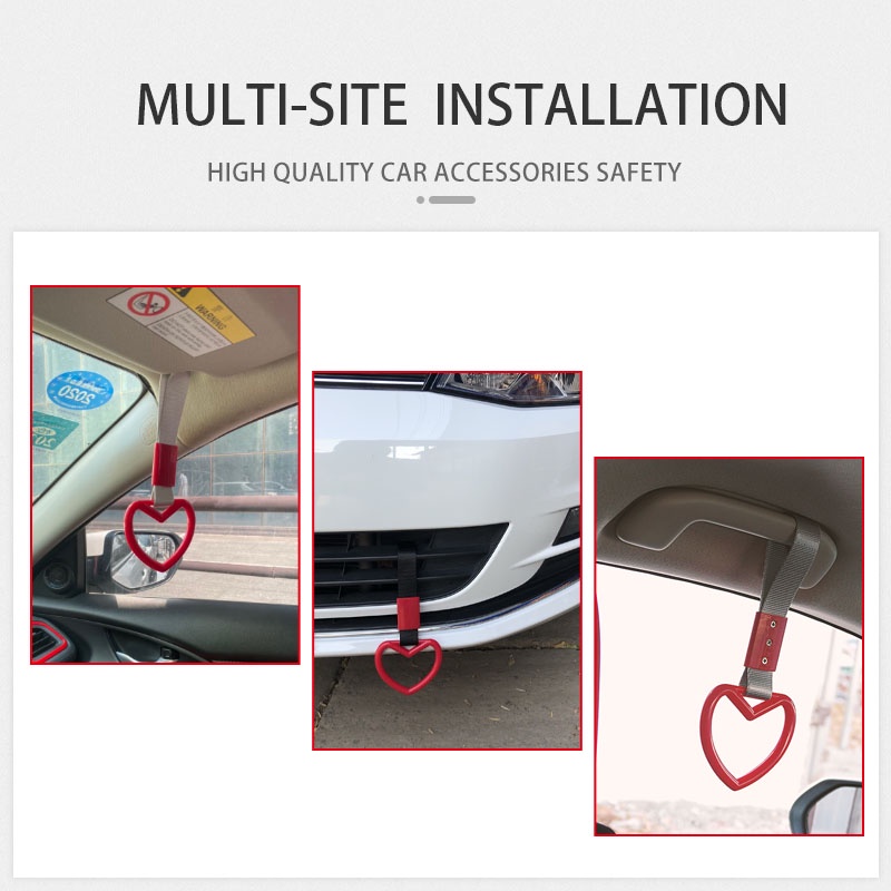 Jdm Vòng Cảnh Báo Hình Trái Tim Treo Nóc Xe Buýt Xe Hơi Phong Cách Nhật Bản Thông Dụng quyến rũ drift ô tô vòng kéo vòng tay đua Dây đeo tay cầm ô tô cản cảnh báo treo trang trí xe hơi/xe lửa/xe buýt/tàu điện ngầm xử lý   phụ tùng thay thế phụ kiện ô tô