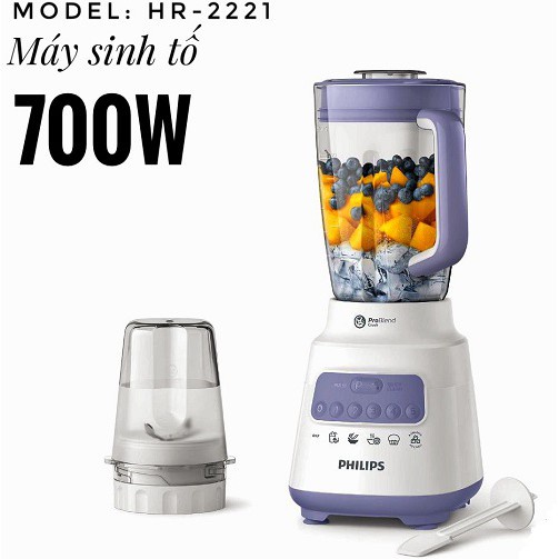 [Mã ELHA22 giảm 6% đơn 300K] Máy xay sinh tố Philips HR2221 - Hàng chính hãng