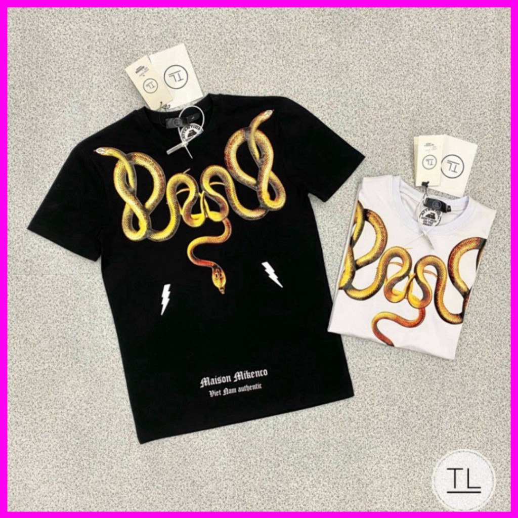 Áo phông nam in 3d rắn vàng chất liệu thun lạnh cao cấp | BigBuy360 - bigbuy360.vn