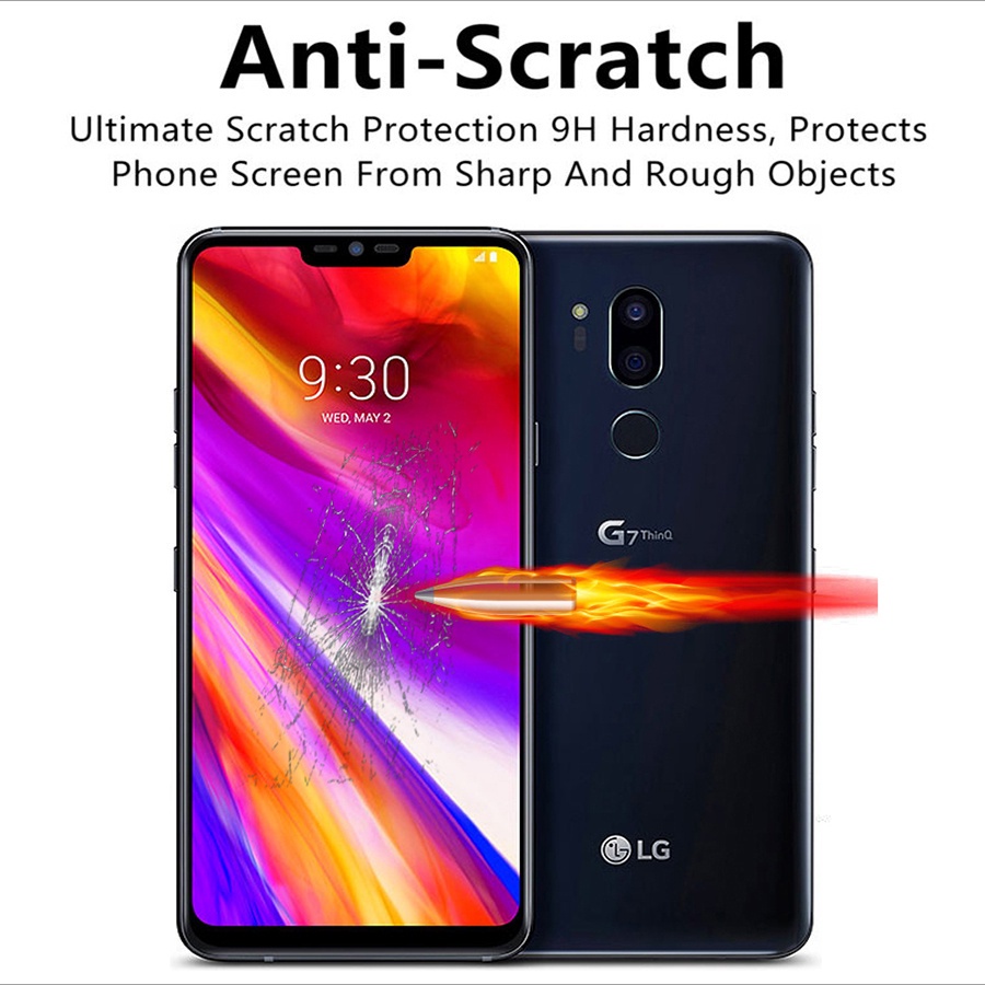 Kính cường lực chống bám vân tay cho điện thoại Lg G7