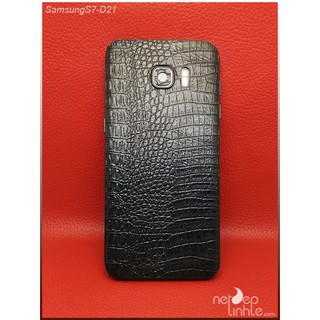 Miếng dán da điện thoai Samsung S7 – Da bò thật 100% - chính hãng Nét Đẹp Tinh Tế