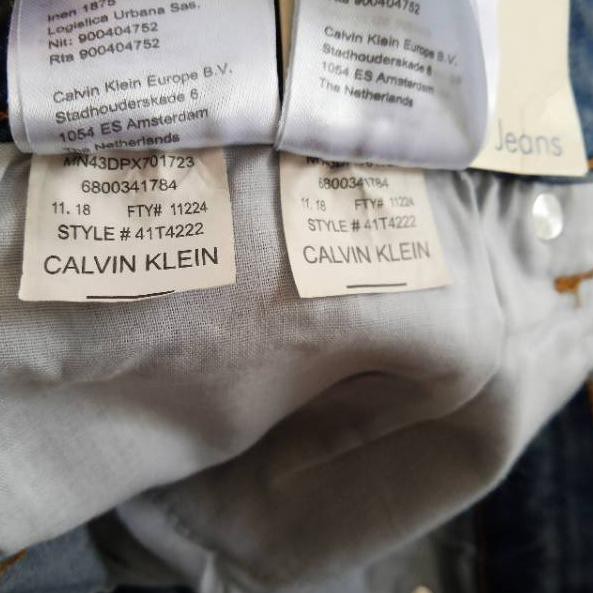 Quần Jean Dài Chính Hãng Calvin Klein Chính Hãng Cá Tính