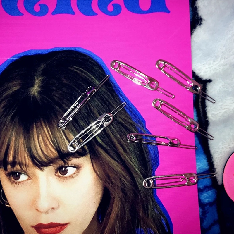 Kẹp Tóc Chống Trượt Phong Cách Punk Đáng Yêu