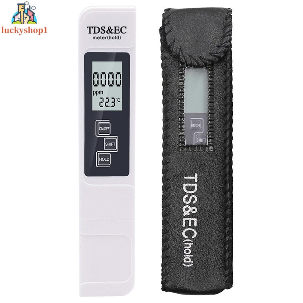 ❤❤❤(Hot products for family life)Salinity Temp Tester Handheld High Accuracy Tools Water Drinking Water