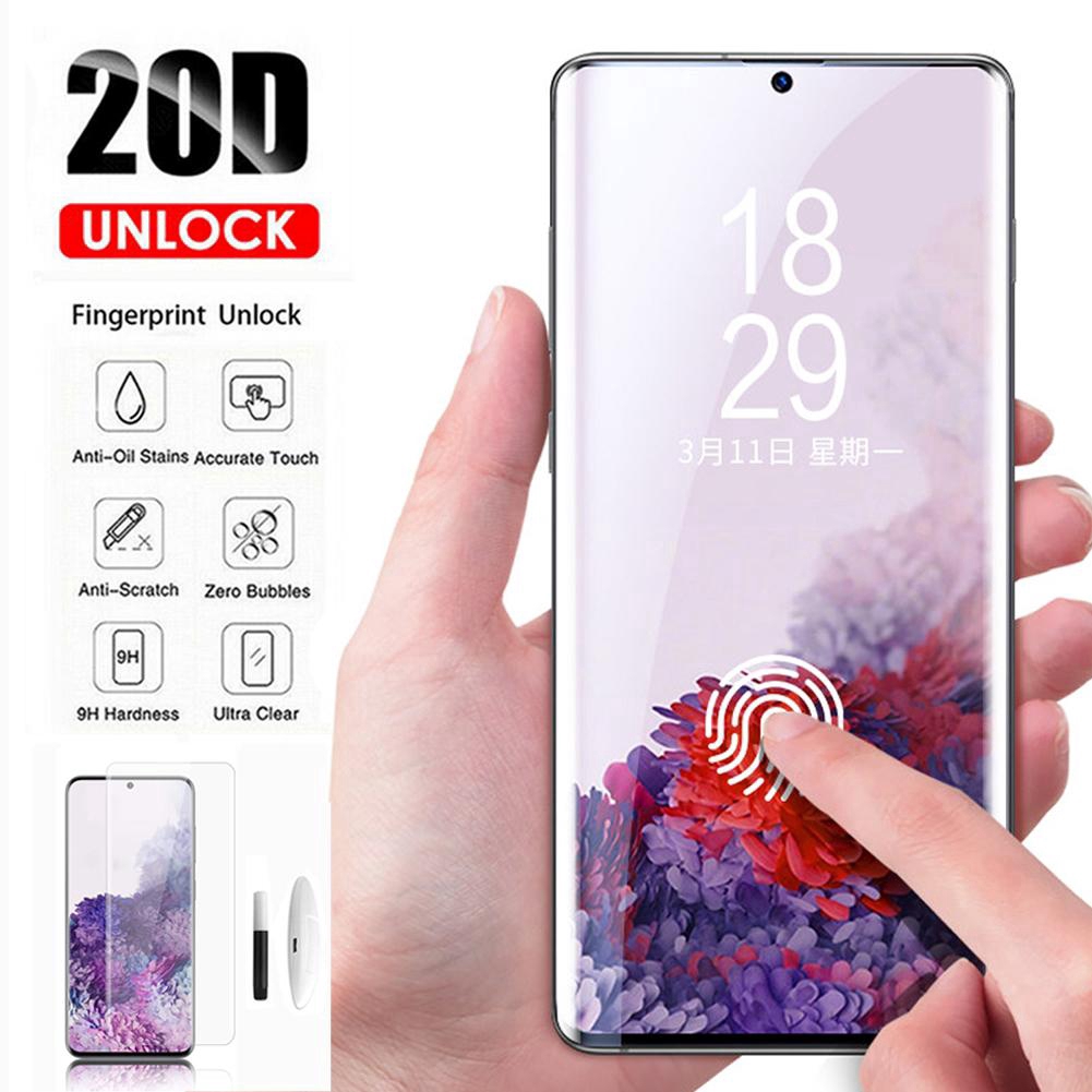 Kính Cường Lực Trong Suốt Cho Samsung Galaxy S20 Plus Ultra S20 S10 Plus S10 Note 10 10 Note 9 Note 8 S9 S8 S7Edge