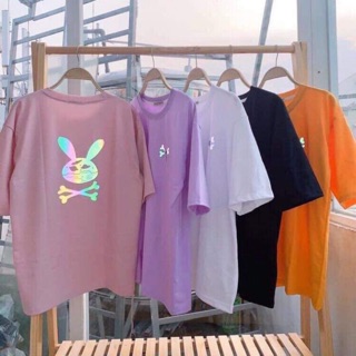 Áo phông phản quang 7 màu thỏ đầu lâu (in 2 mặt) siêu đẹp