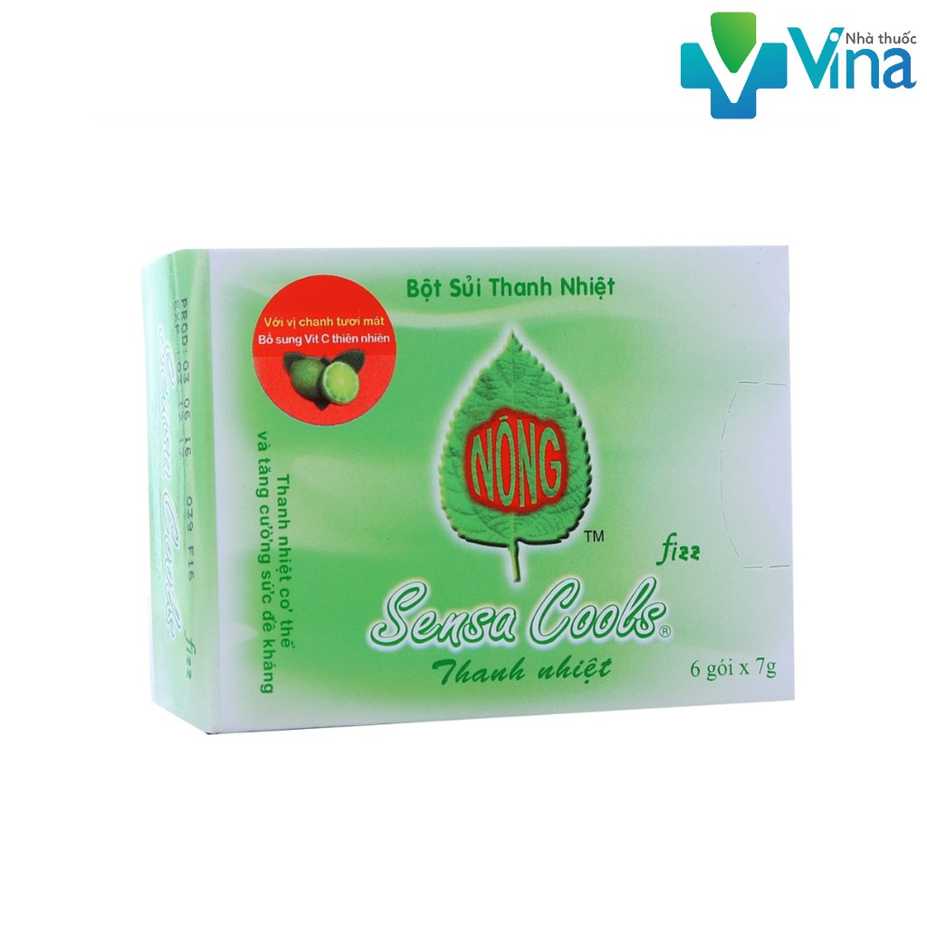 Sensacool bột sủi thanh nhiệt